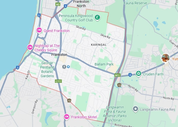 Frankston map area